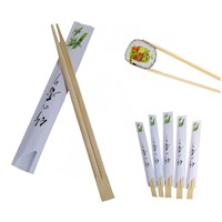 Palillos Japones Bambu Descartable Individual 5par